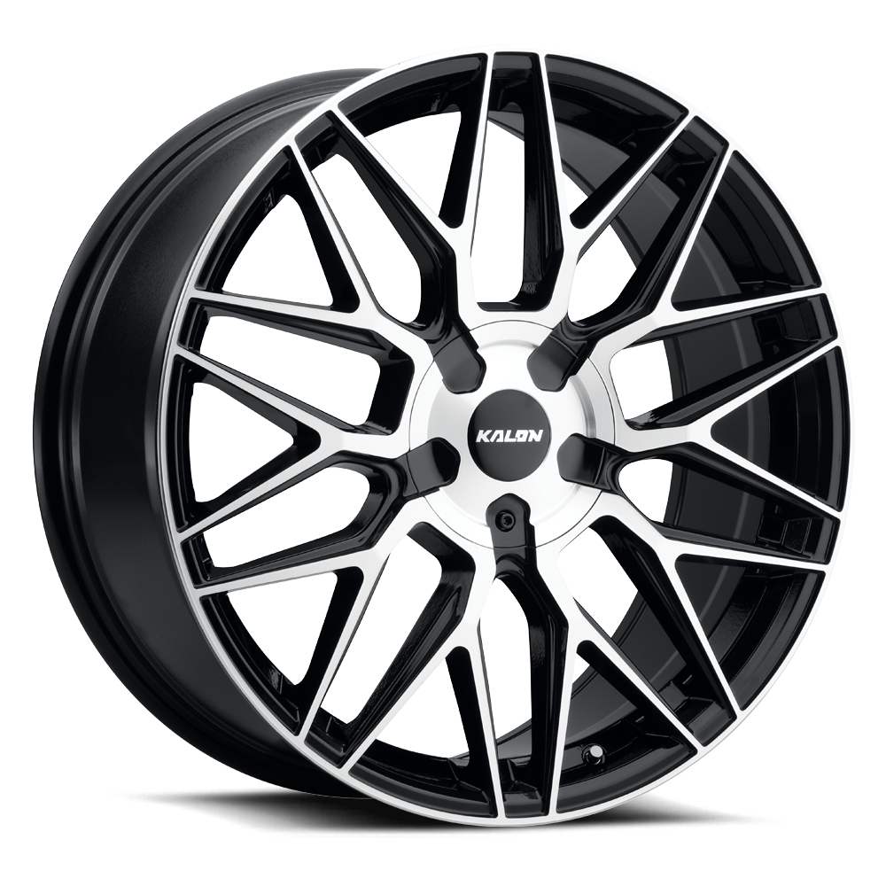 KALON WHEELS BLITZ 17x7.5 GLOSS BLACK/MACHINED